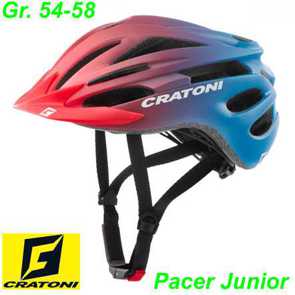Fahrradhelm Cratoni Pacer Junior rot/blau matt Ersatzteile Balsthal