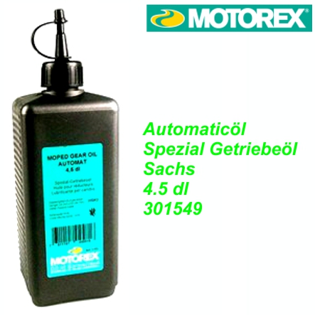 Motorex Automaticoel Spezial Getriebel Sachs 4.5 dl 301549 Ersatzteile Balsthal