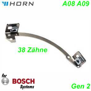 Befestigungsbrille 19.45 Horn Catena 38 Z. A08 A09 Bosch Gen 2 Kettenschutz Ersatzteile Balsthal